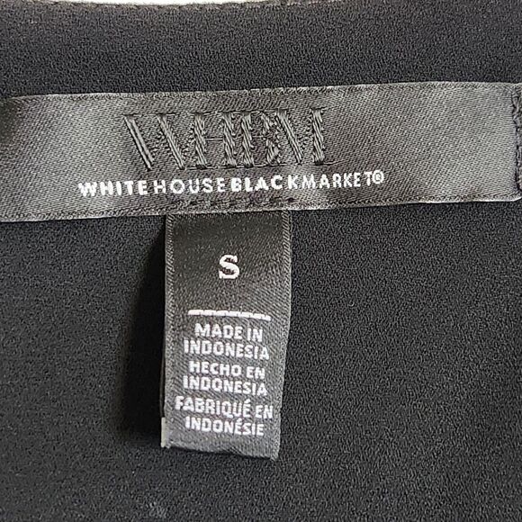 White House Black Market Magnolia Floral Kimono Sleeve V-Neck Blouse Small - Picture 8 of 11